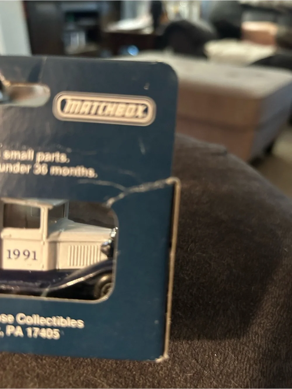 Matchbox Penn State Collectible Die-Cast Delivery Truck - White & Blue